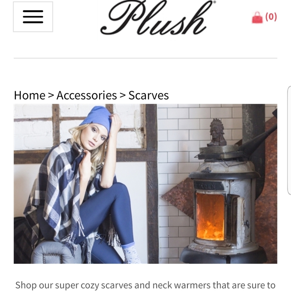 PLUSH Ultra Soft Fall/Winter Plaid Scarf